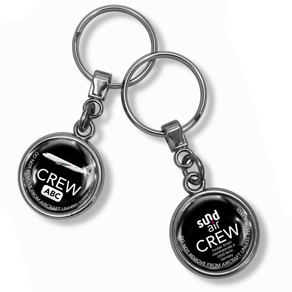 Sundair Logo Metal Keyring