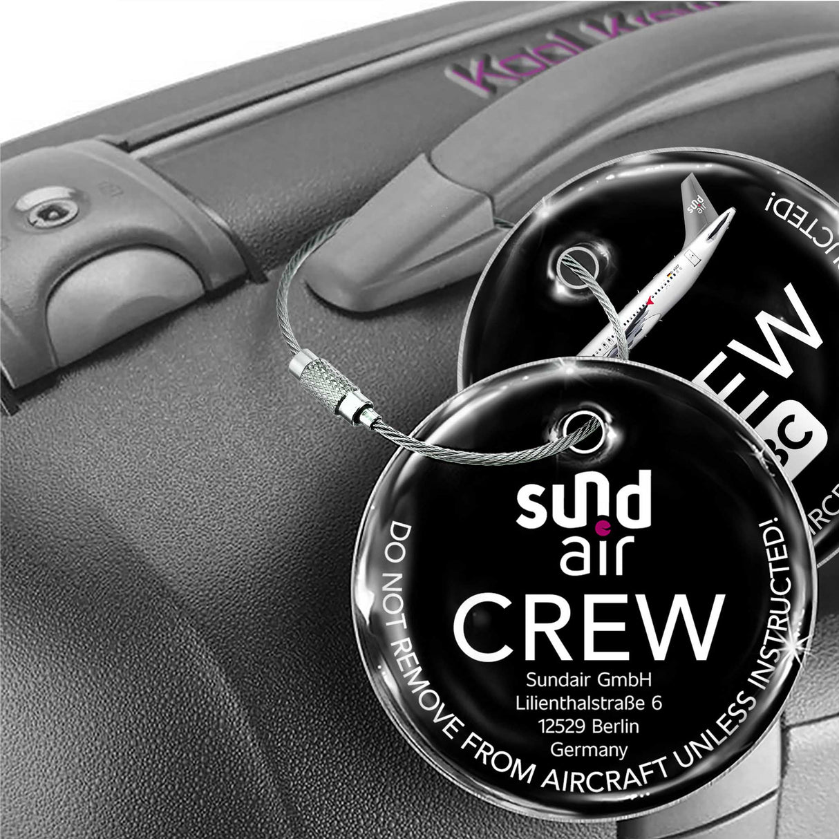 Sundair A320 Luggage Tag