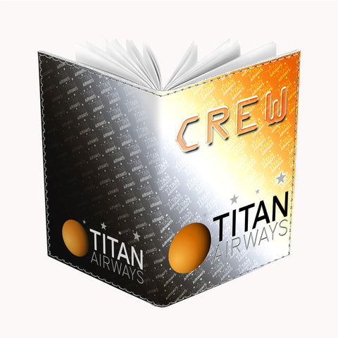 Titan Airways Logo Passport Cover
