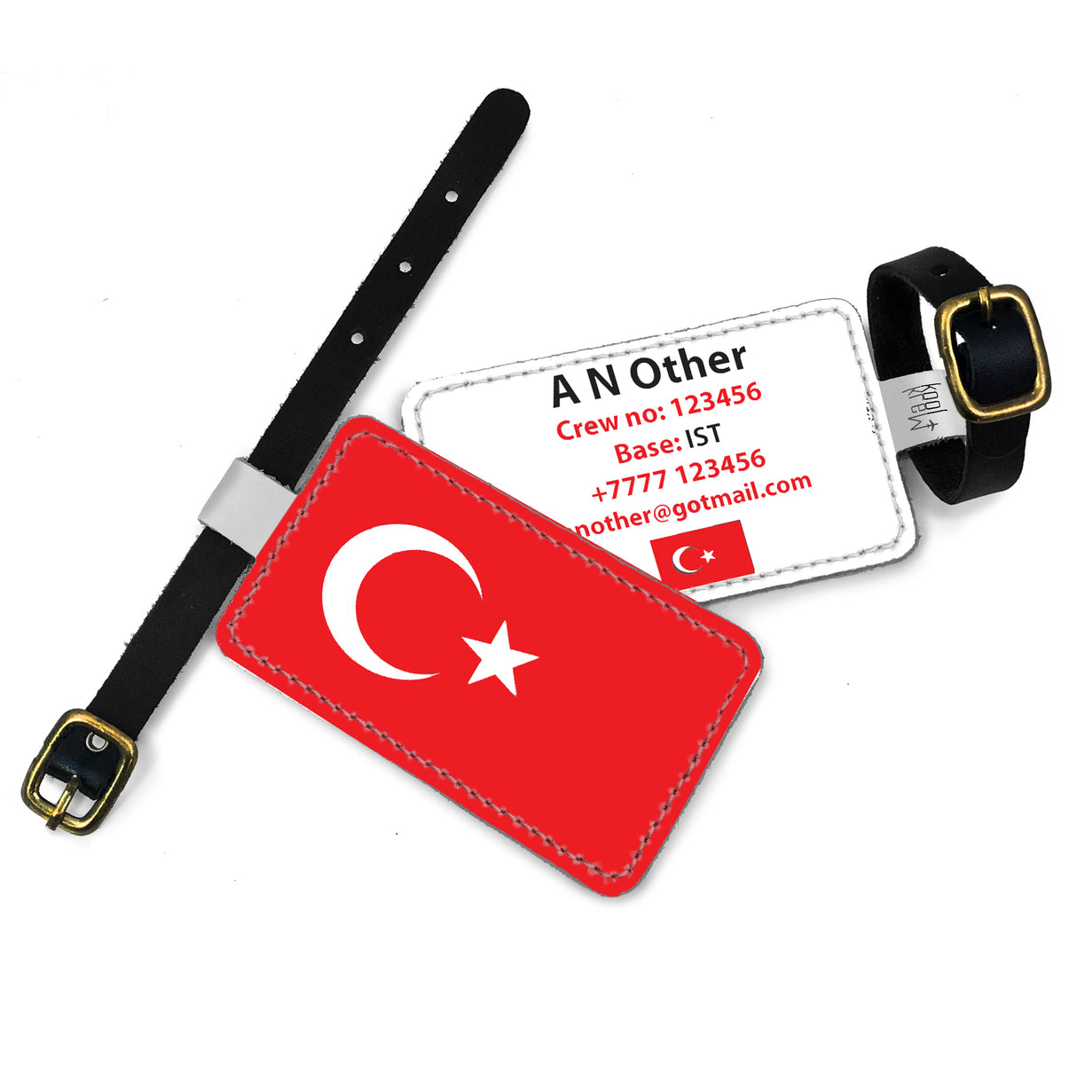 Turkey Flag-White