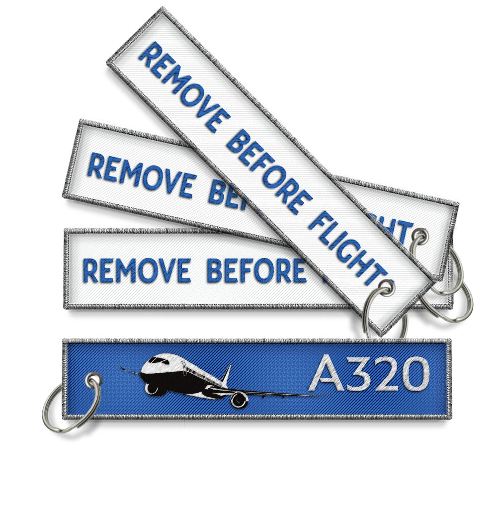 A320 Remove before flight keyring