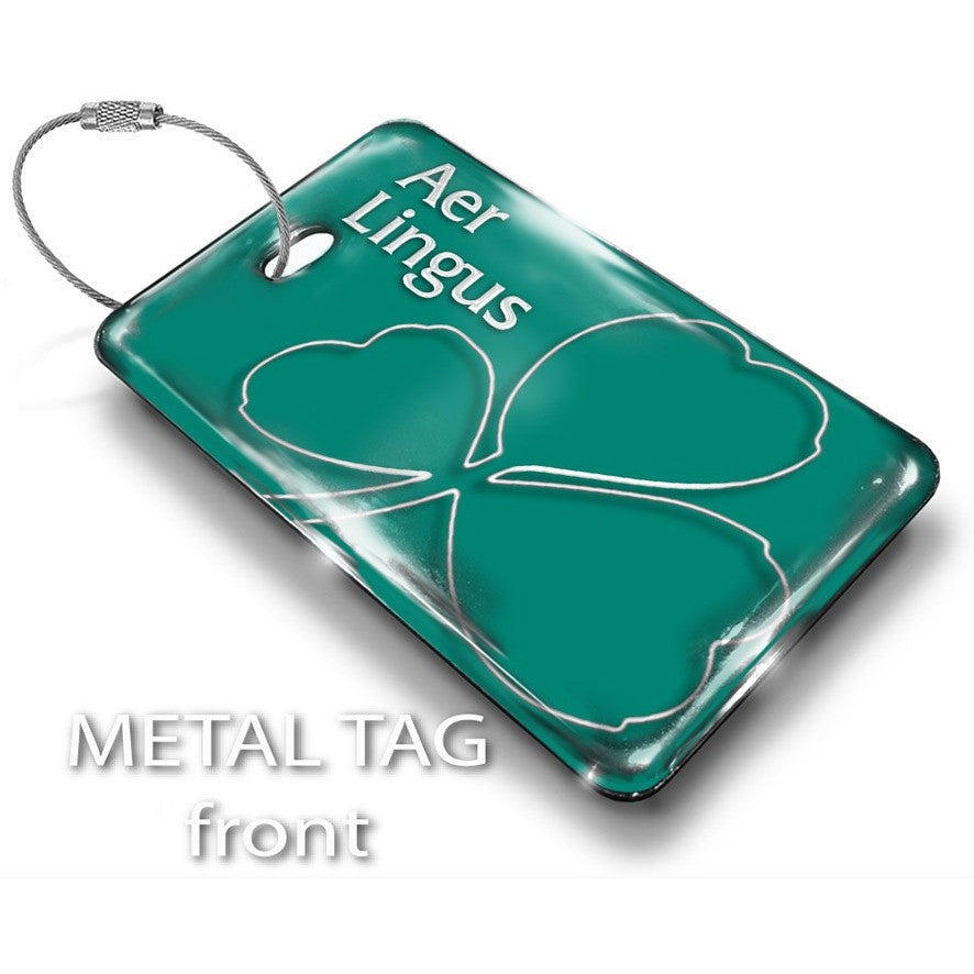 Aer Lingus Logo Shamrock Luggage Tag