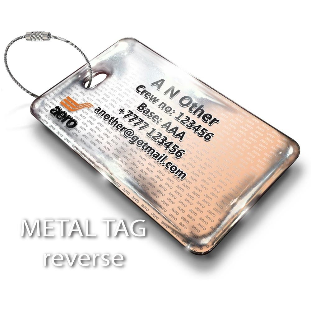 Aero Contractors Landscape Logo Luggage Tag