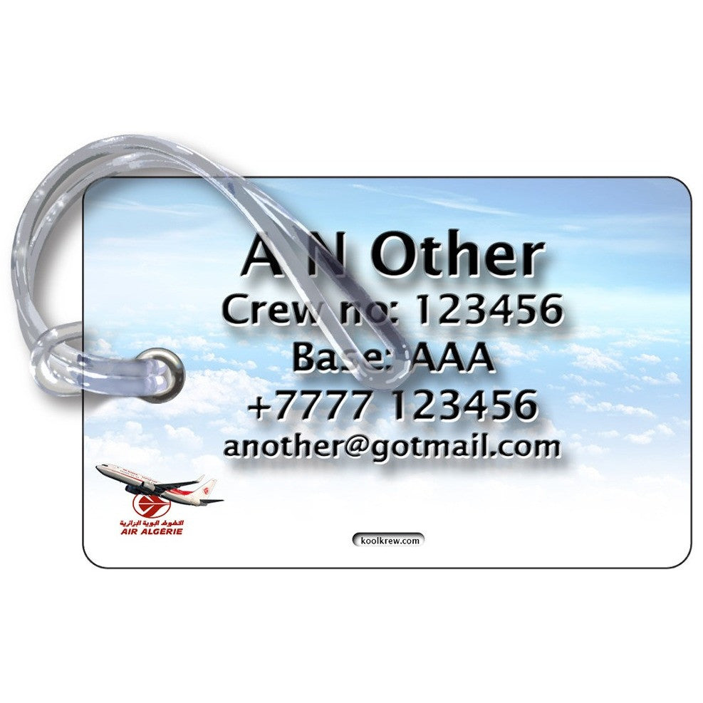 Air Algerie B737 Luggage Tag