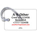 Air Asia Landscape White Luggage Tag