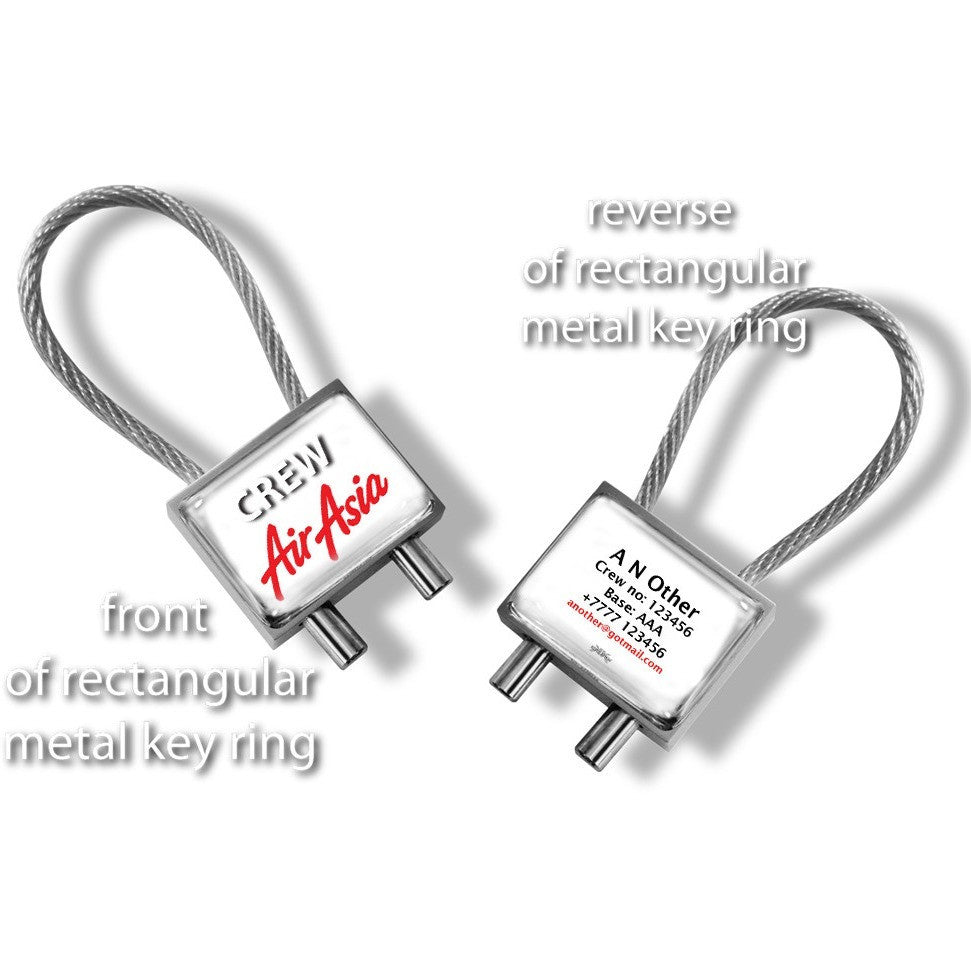 Air Asia Landscape White Luggage Tag