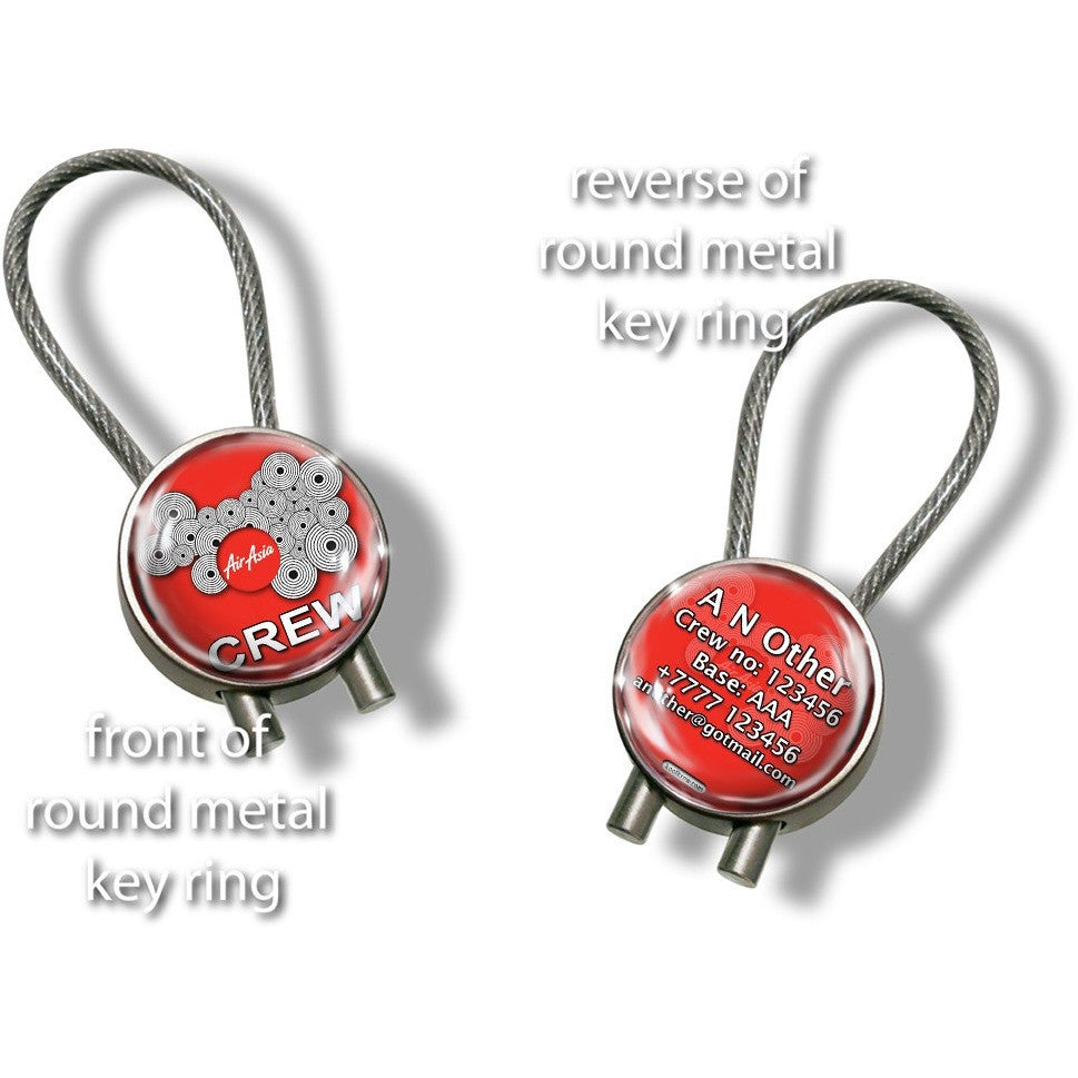 Air Asia Portrait RED 1 Luggage Tag