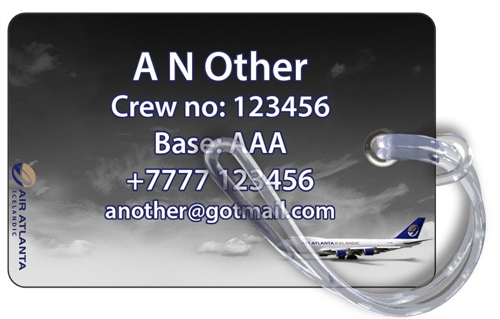 Air Atlanta B747 FX Luggage Tag