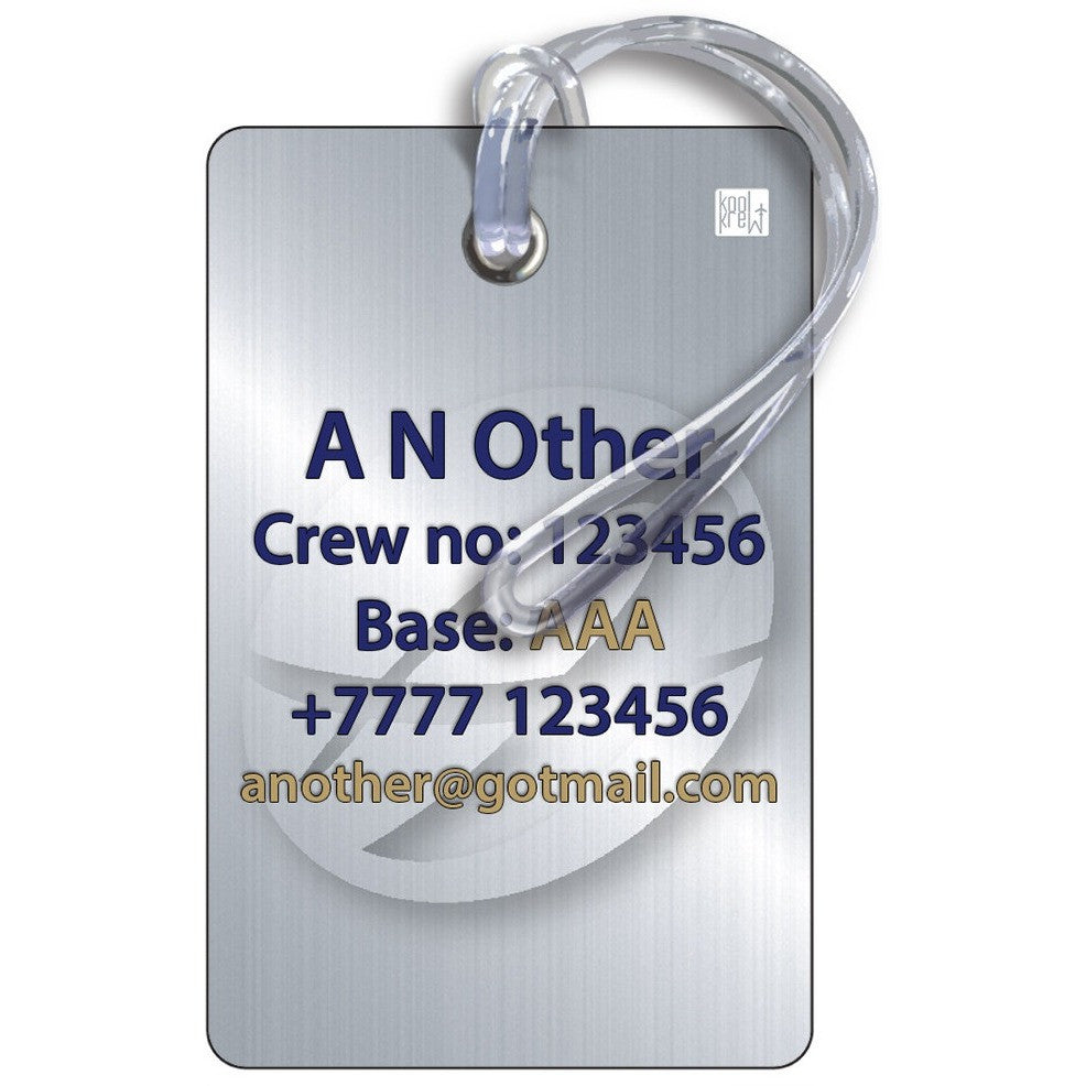 Air Atlanta Portrait Luggage Tag