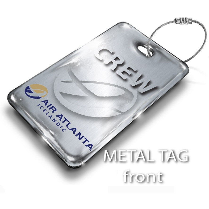 Air Atlanta Portrait Luggage Tag