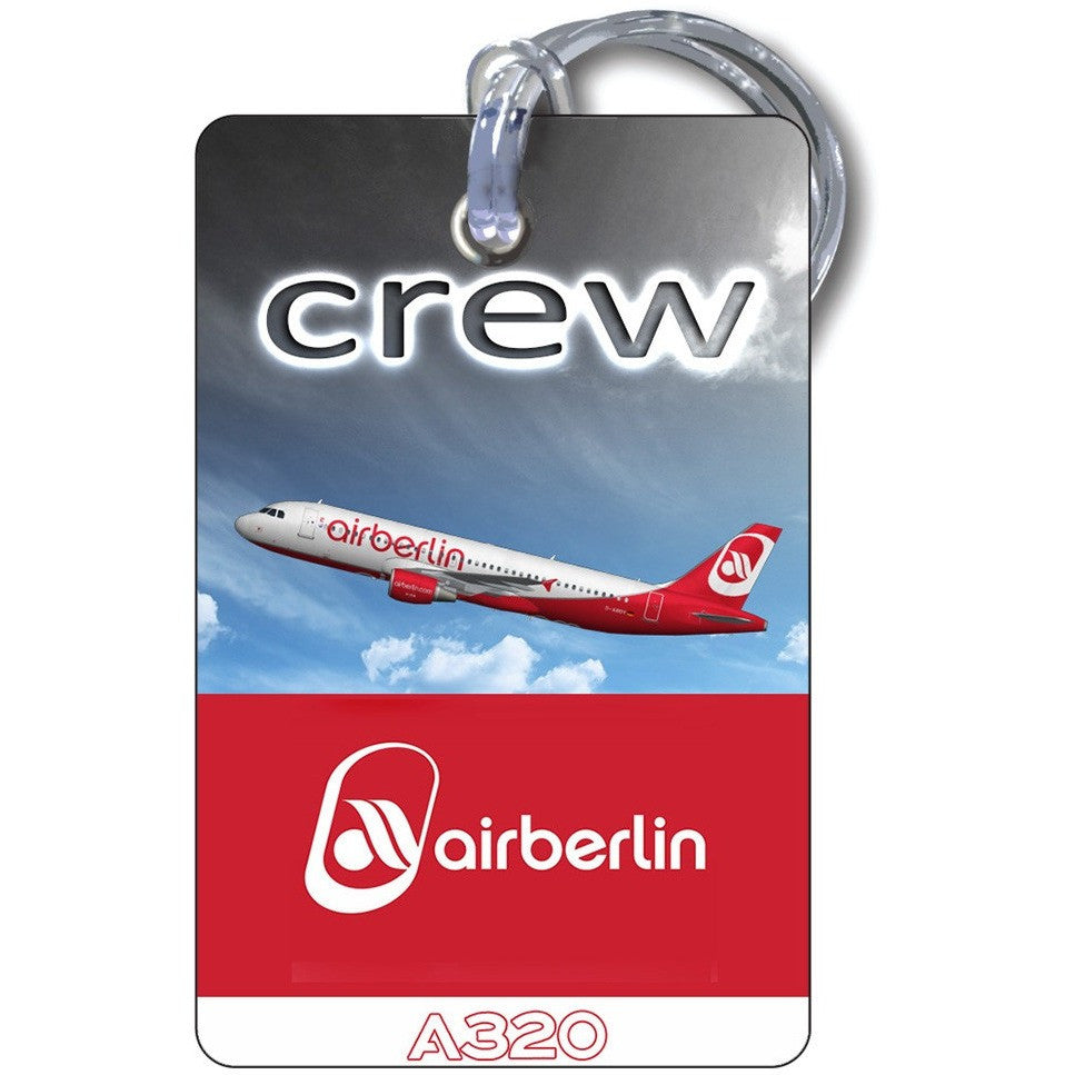 Air Berlin A320 Portrait Luggage Tag