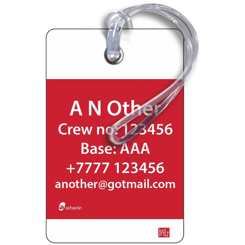 Air Berlin A320 Portrait Luggage Tag