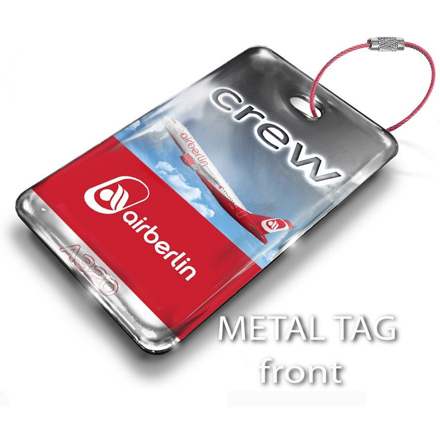 Air Berlin A320 Portrait Luggage Tag