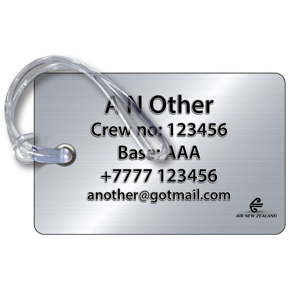 Air New Zealand Logo 3D Silver