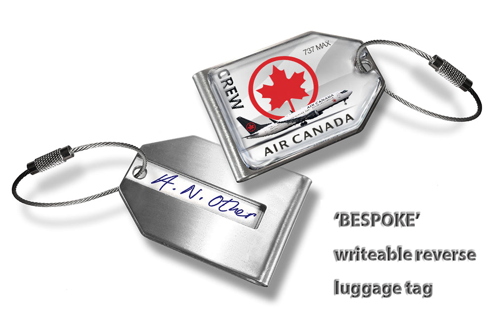 Air Canada B737 MAX Luggage Tag