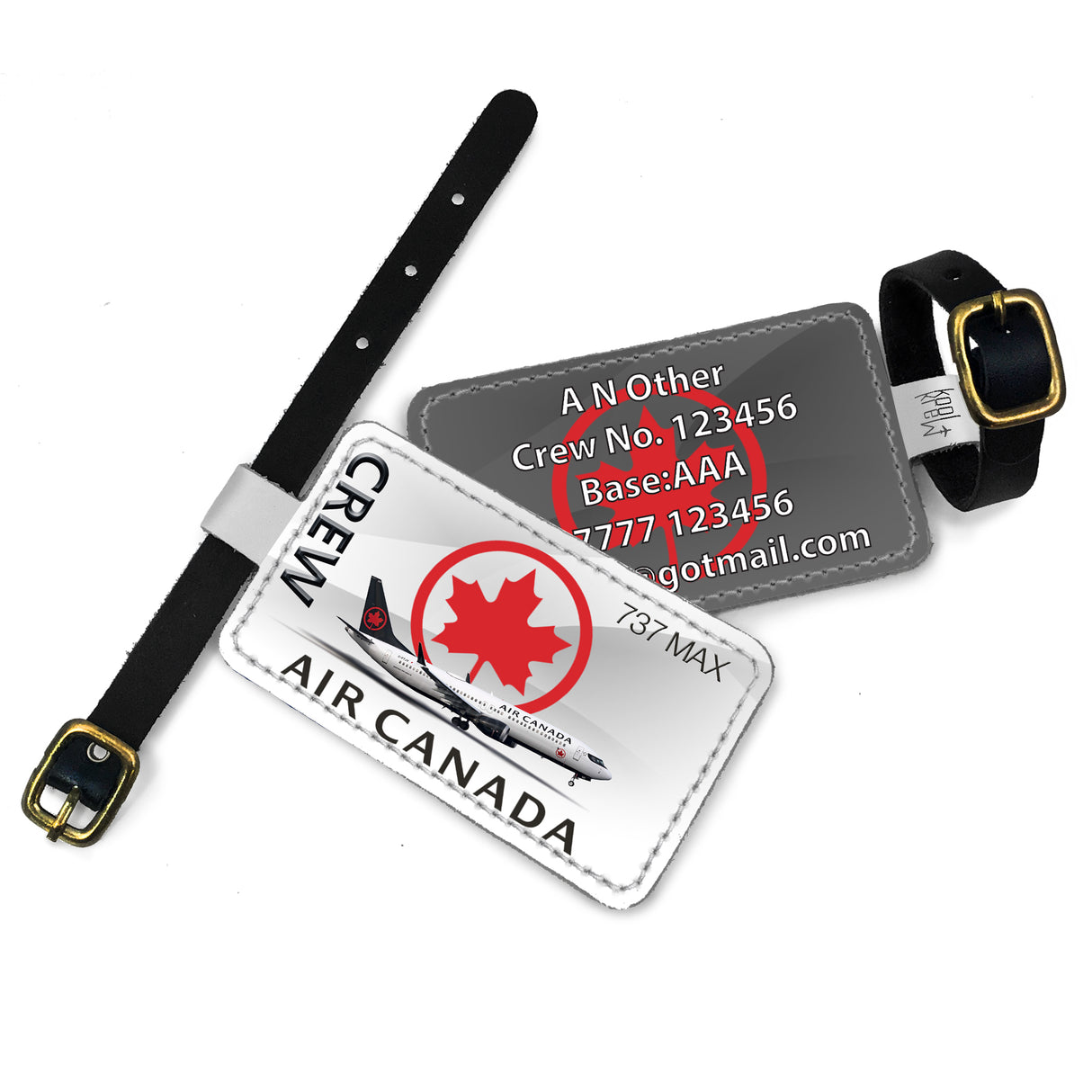 Air Canada B737 MAX Luggage Tag