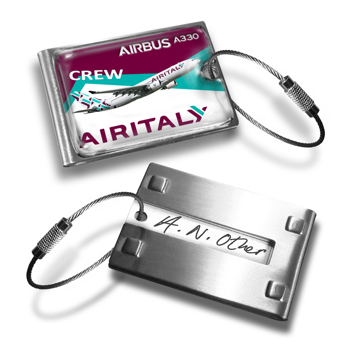 AIRITALY A330 Crew Tag