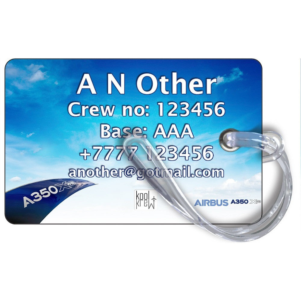 A350 X-WB Luggage Tag