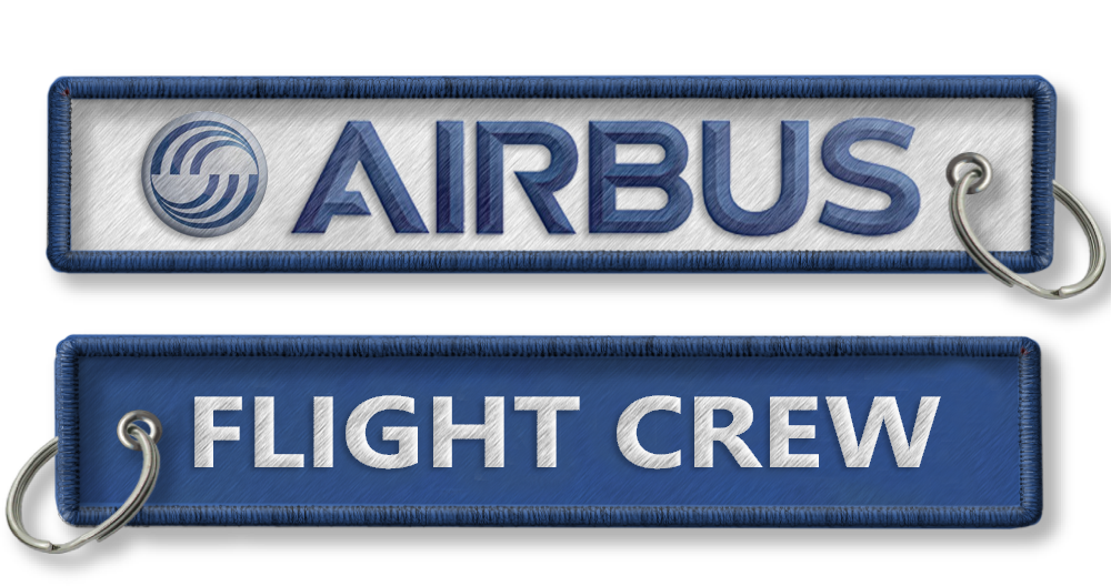 AIRBUS-Flight Crew Embroidered Keyring