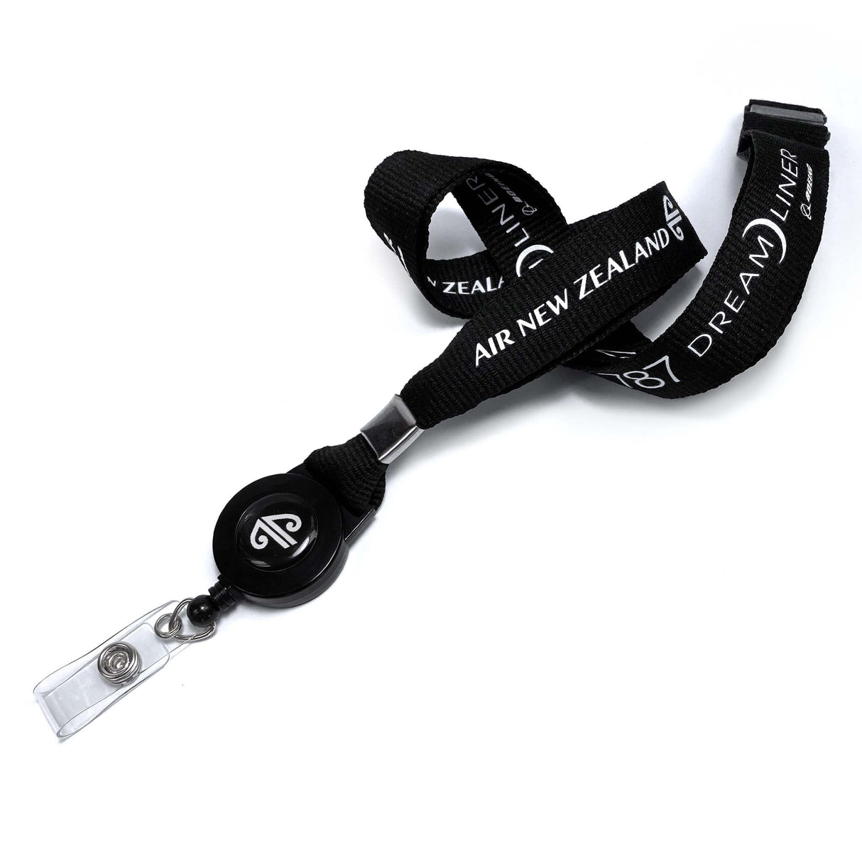 Air New Zealand B787 Polyester Lanyard + Badge Reel