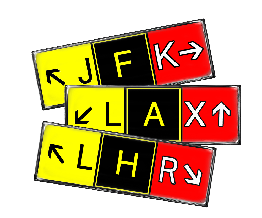 Airport Codes Stickers