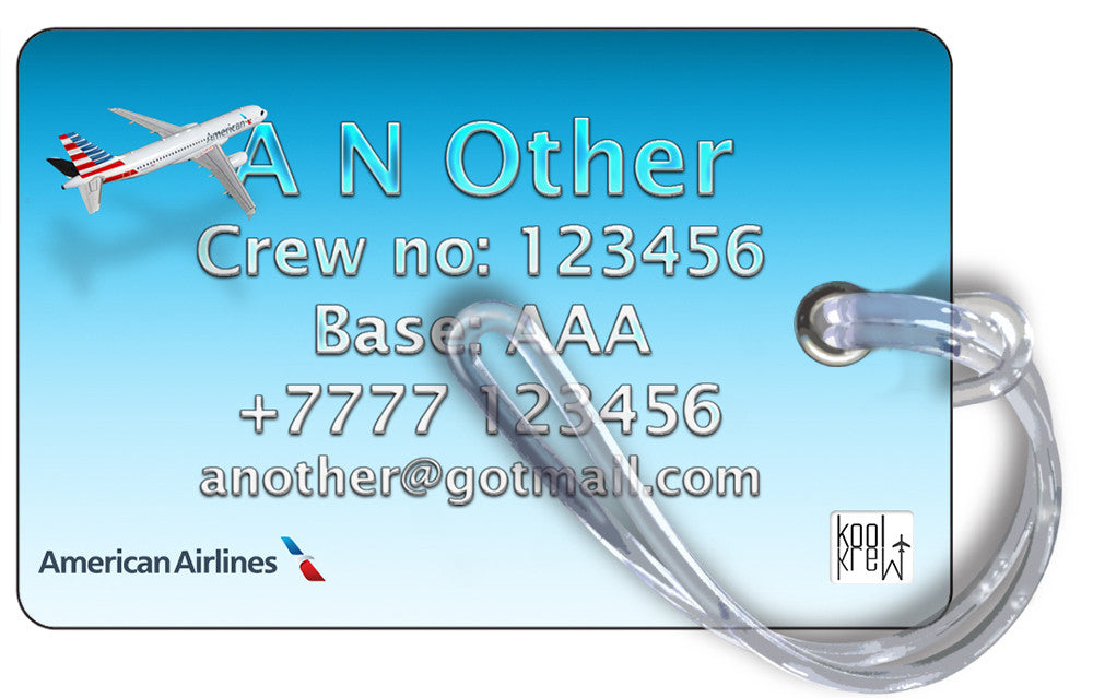 American Airlines A320 Landscape