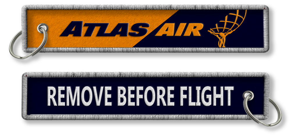 Atlas Air Remove Before Flight - Keyring