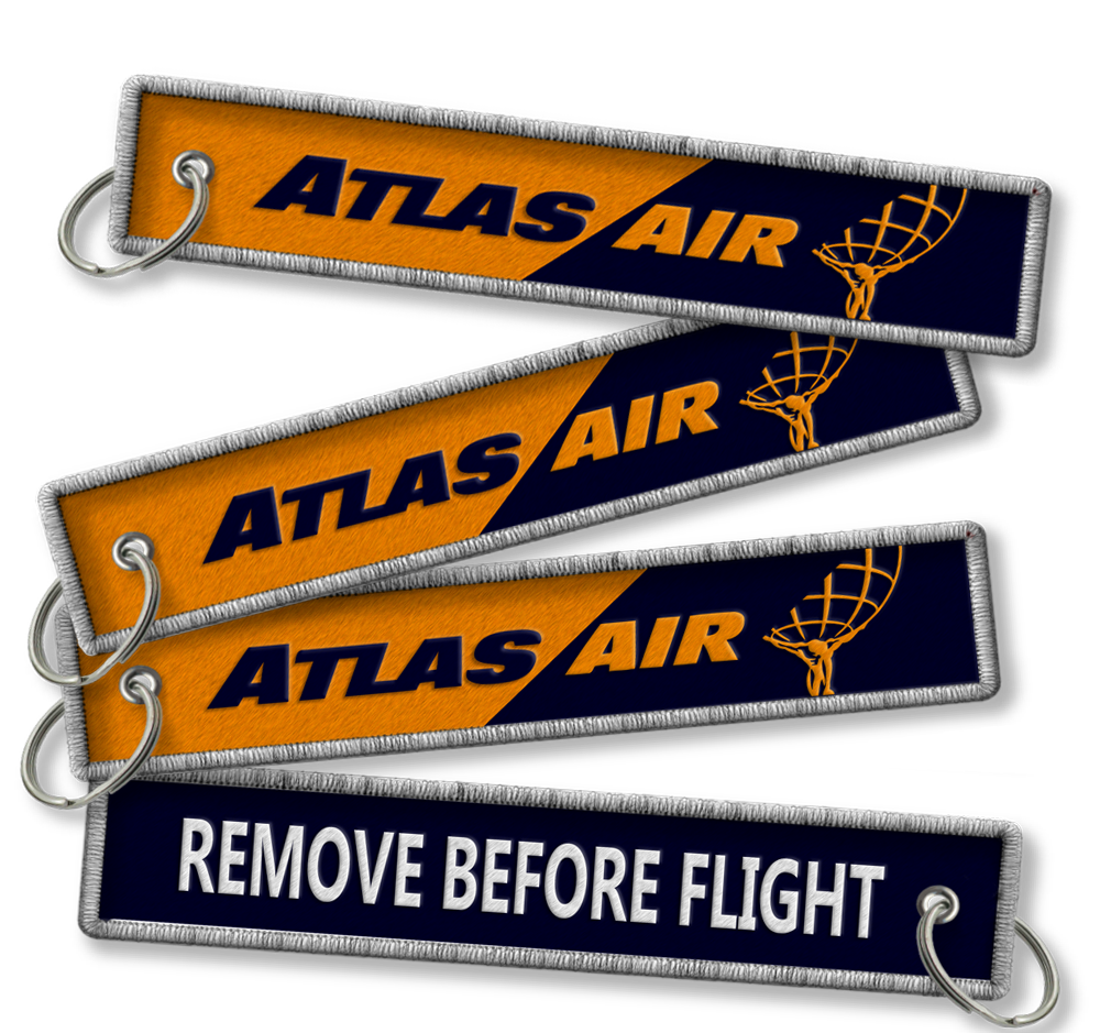 Atlas Air Remove Before Flight - Keyring