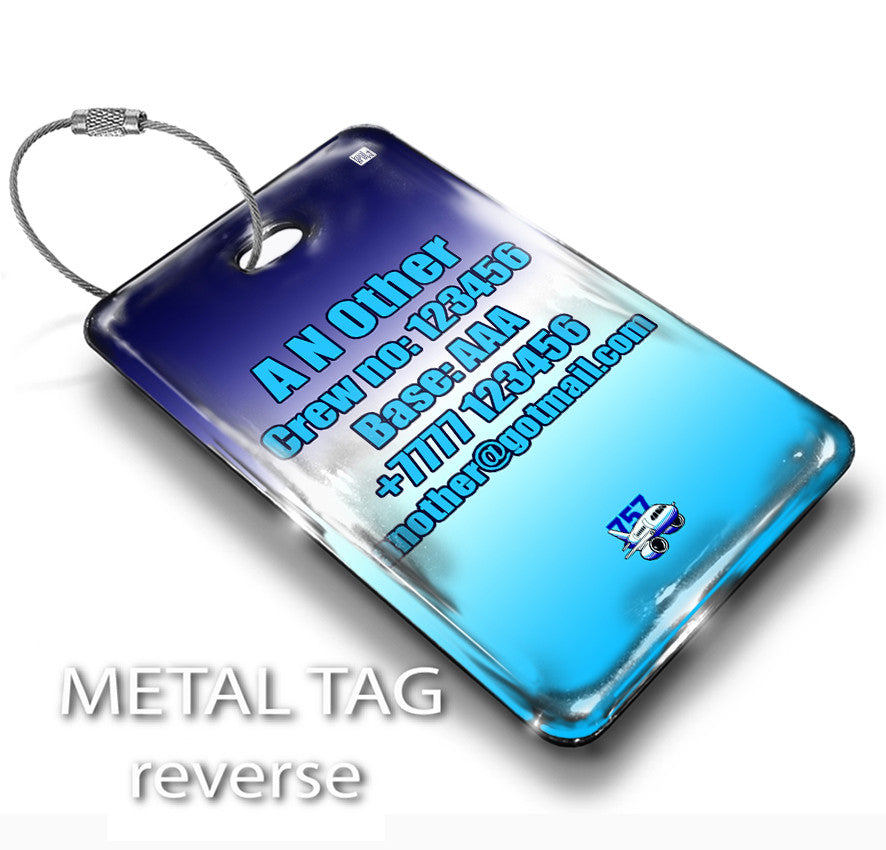 Boeing B757 Pudgy Tag