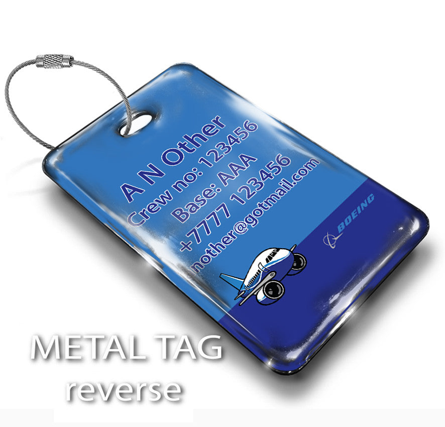 Boeing B777 Pudgy Tag