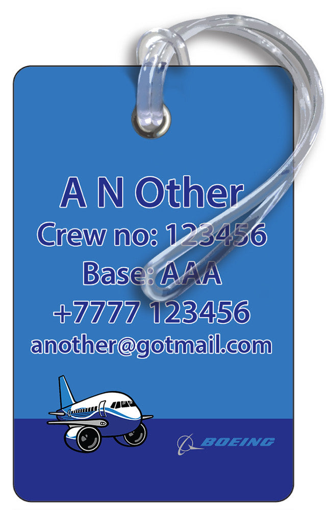 Boeing B777 Pudgy Tag