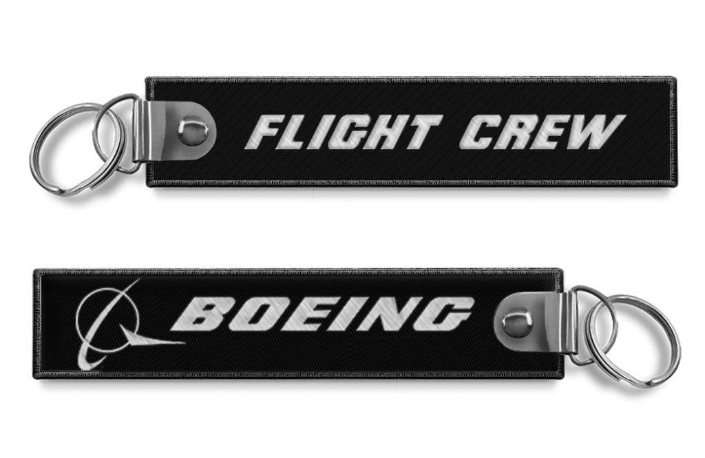 Boeing-Flight Crew Embroidered Keyring