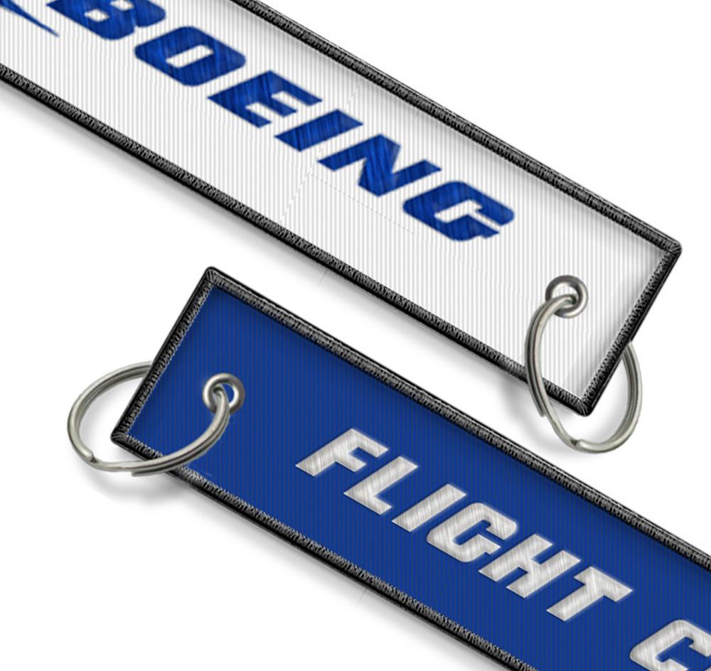 Boeing-Flight Crew Embroidered Keyring