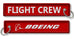 Boeing-Flight Crew Embroidered Keyring