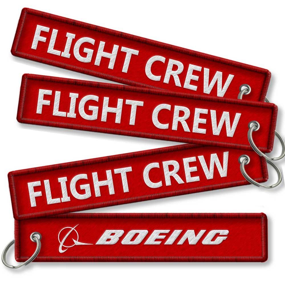 Boeing-Flight Crew Embroidered Keyring