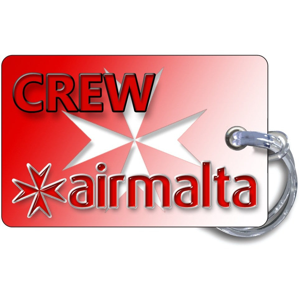 Air Malta Logo Red Background Landscape
