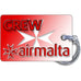 Air Malta Logo Red Background Landscape