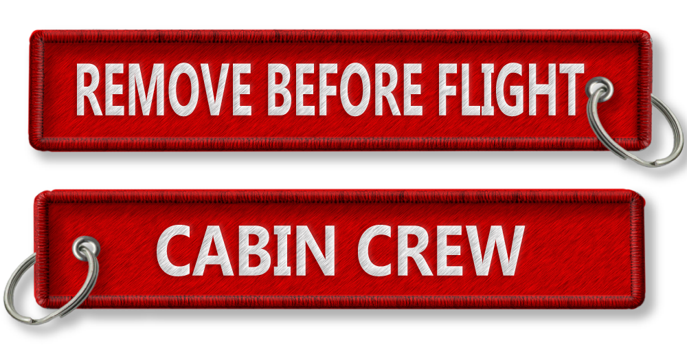 Cabin Crew-Remove Before Flight-RED