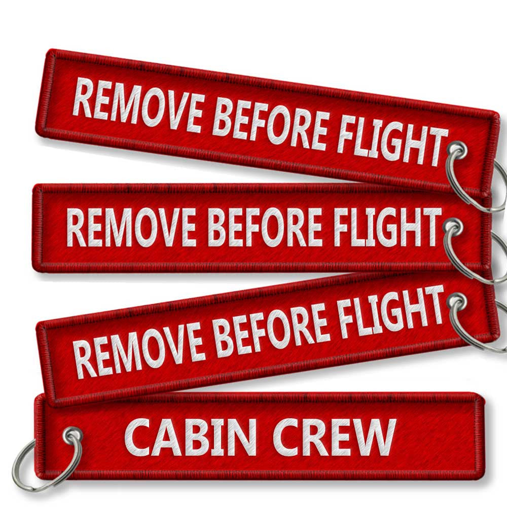 Cabin Crew-Remove Before Flight-RED