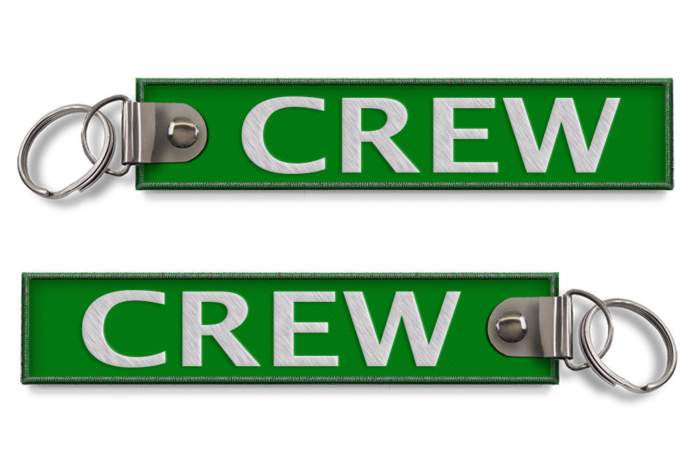 CREW-BagTag Green (BUCKLE)