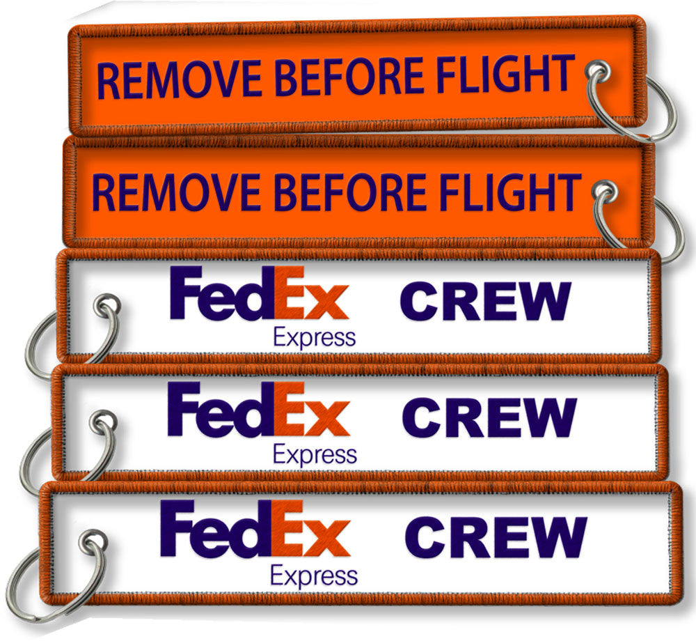 FedEx Crew Remove Before Flight - Keyring