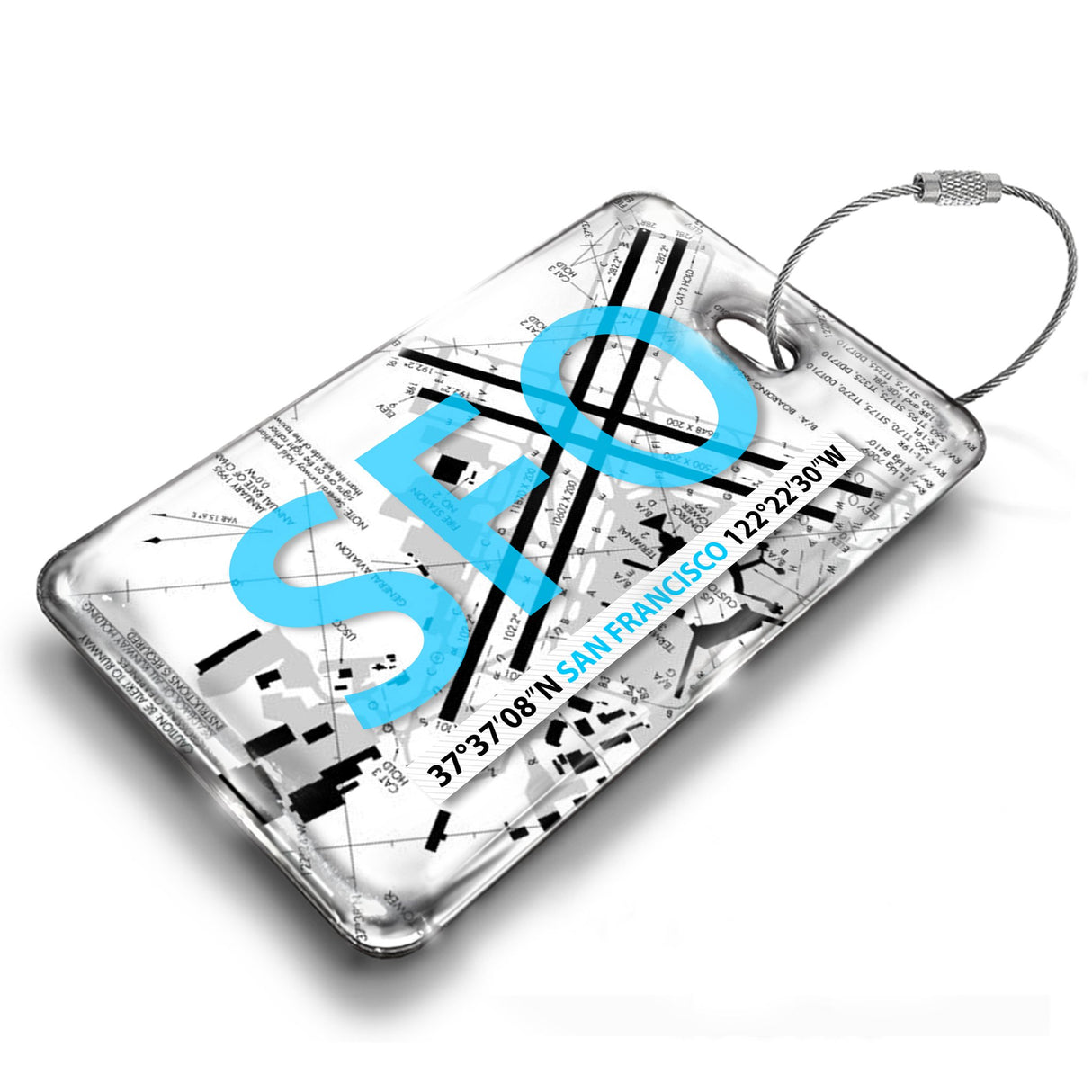 San Francisco Airport Base Code Tag