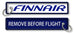 Finnair Remove Before Flight