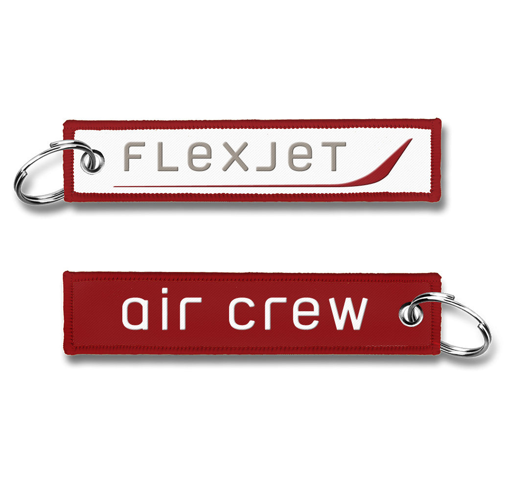Flexjet-Air Crew Embroidered KeyChain