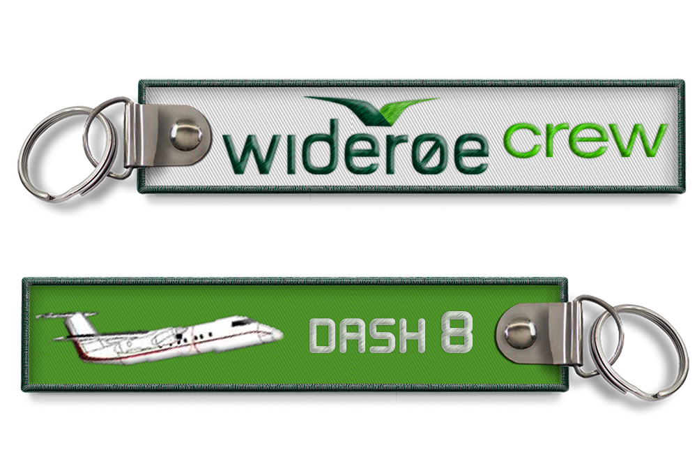 Wideroe Airlines Crew Dash 8 - Keyring