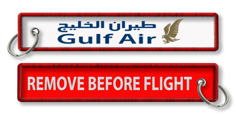 Gulf Air Remove Before Flight - Keyring