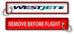 Westjet-Remove Before Flight(Old Logo)