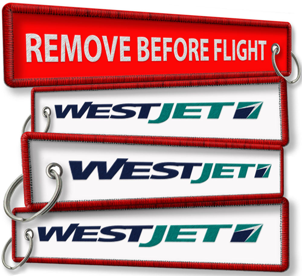 Westjet Remove Before Flight(Old Logo)