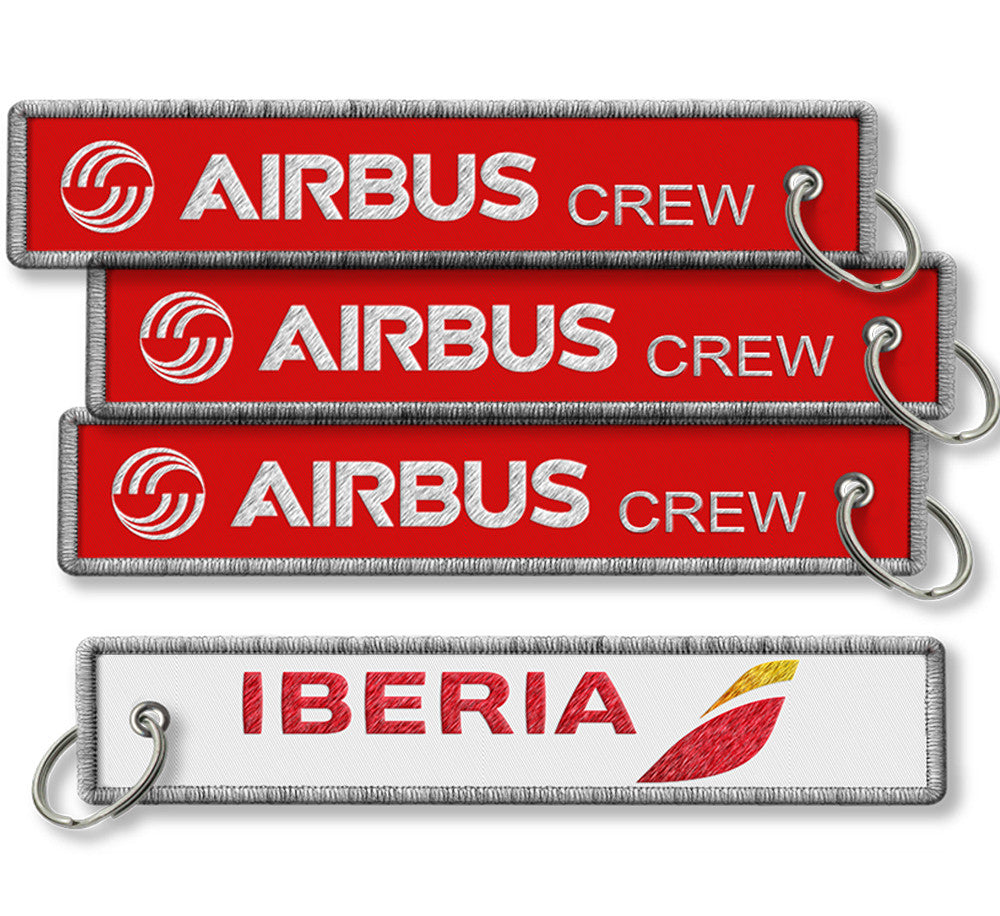 Iberia Airbus Crew keychain