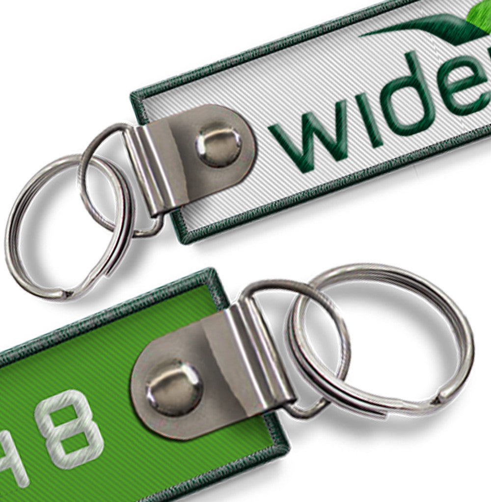 Wideroe Dash 8 Embroidered Tag